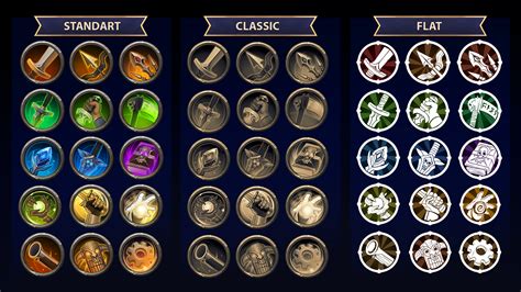 artstation class icons game assets