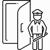 Doorman Icon Doorkeeper Servant Service Iconfinder Editor Open sketch template
