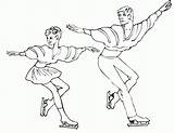 Skating Coloring Schlittschuhlaufen Eiskunstlauf Ausmalbild Kostenlos Letzte Getdrawings sketch template