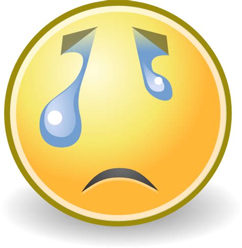 crying face clipart best