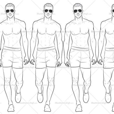 printable fashion body forms male printable forms