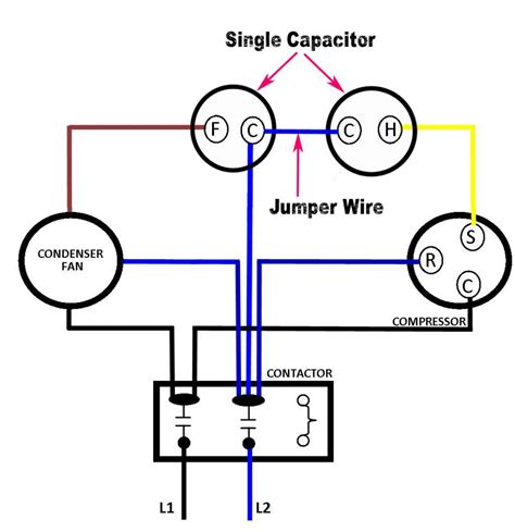 start run capacitor wiring diagram wiring diagram  schematic role