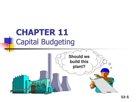 ppt chapter 11 capital budgeting powerpoint presentation