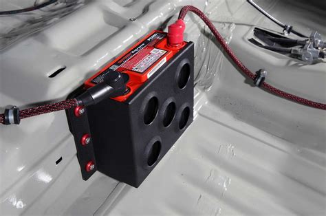 car truck battery trays honda civic red  gauge  series battery relocation kit money sensenet