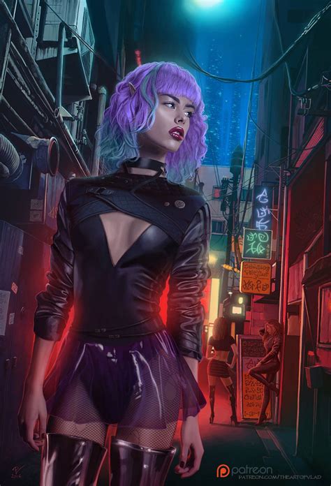 Cyber Roxanne By Vladislavpantic Cyberpunk Girl Cyberpunk Female