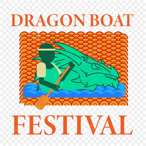 gambar desain logo daun festival boat dragon festival perahu naga daun daun festival perahu