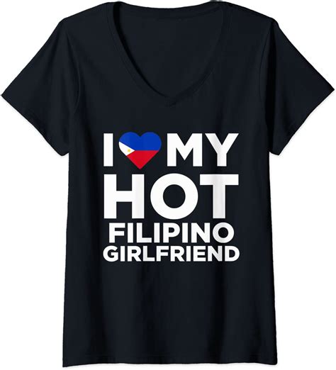 womens i love my hot filipino girlfriend funny couples cute