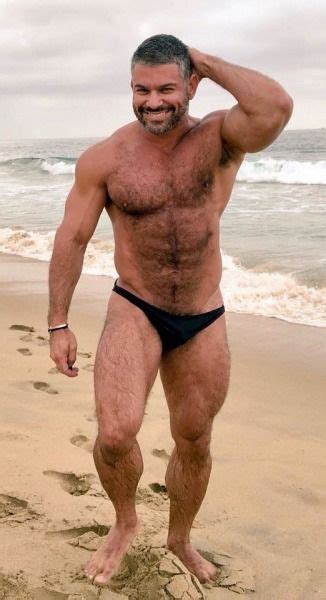 pin on hairy muscular men