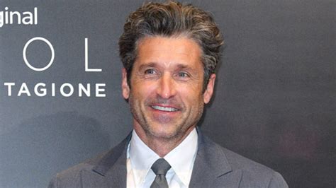 patrick dempsey shaves his head after dying hair platinum blonde