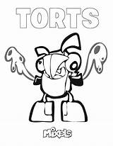 Torts Mixels Glorp sketch template