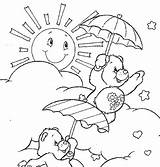 Coloring Pages Cabin Care Bears Printable Template sketch template