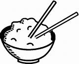 Clipart Bowl Soup Rice Clip Library sketch template