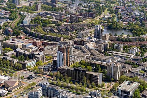 hollandluchtfoto zoetermeer luchtfoto stadshart