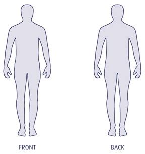 human body outline clipart male clipground