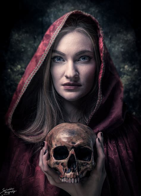 download skull women model fantasy girl horror fear spooky