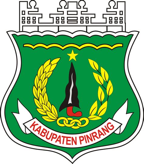 logo kabupaten pinrang kumpulan logo indonesia