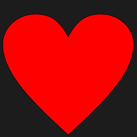 simple red heart  stock photo public domain pictures