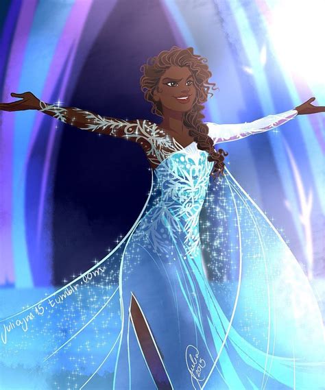 This Artist Created Beautiful Racebent Versions Of Frozen