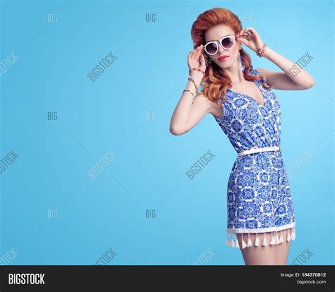fashion redhead model image and photo free trial bigstock