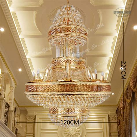 classical lobby chandeliers hotel crystal chandelier pendant light