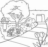 Jardín Cucaluna Parques Infantil Getdrawings Niños Draw sketch template