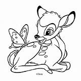 Bambi Coloring sketch template