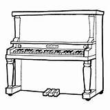 Piano Coloring Upright Pages Colouring Sketch Beautiful Bord Paino Key Little Clipart Paintingvalley Spinet Clip sketch template