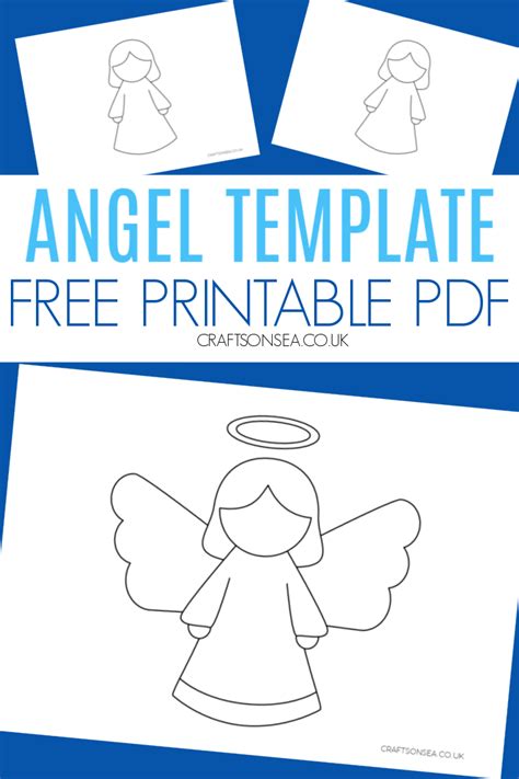 angel template printable  crafts  sea