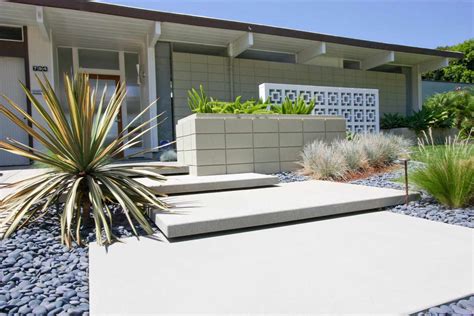 midcentury modern landscaping ideas   home