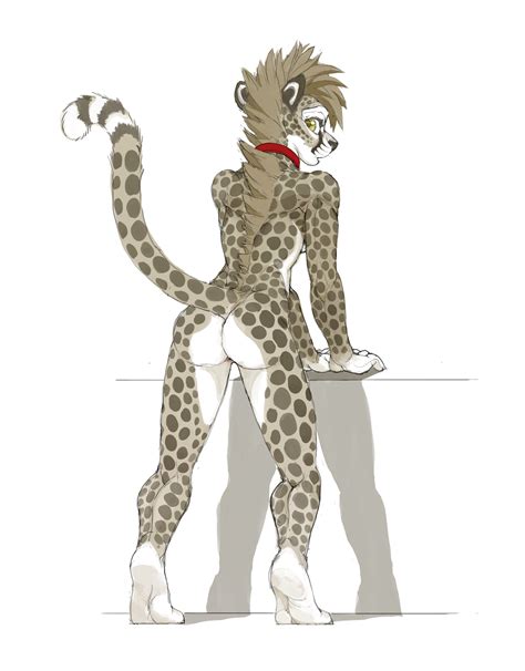 Rule 34 Anthro Ass Cheetah Digitigrade Feline Female Foxmode Fur