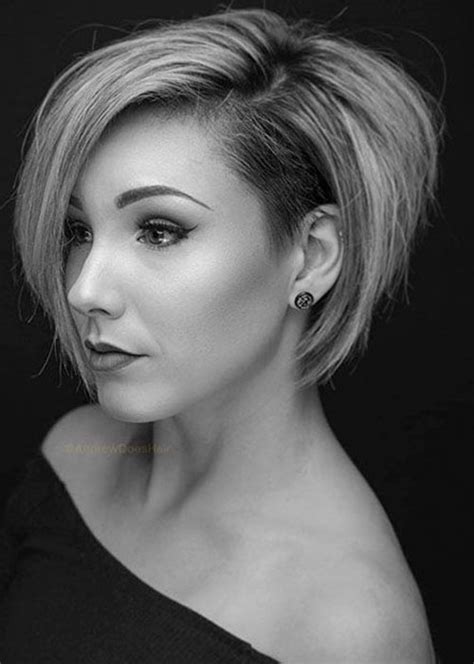 amazing short hair shaved sides female hairstyles  haircuts