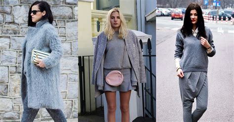 13 ways to wear head to toe gray this winter