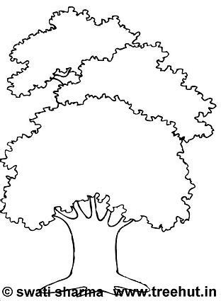 trees coloring pages