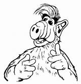 Alf Coloring Pages Library Clipart sketch template