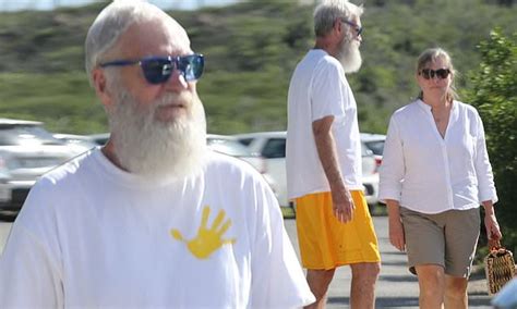 David Letterman Stands Out In Yellow And Orange With Wife Regina Lasko