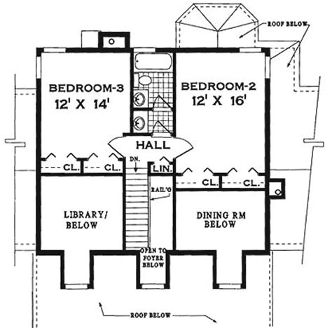 colonial house plan   bedrooms   baths plan