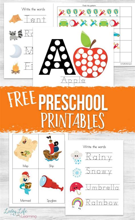 preschool printables preschool printables  preschool printables preschool learning