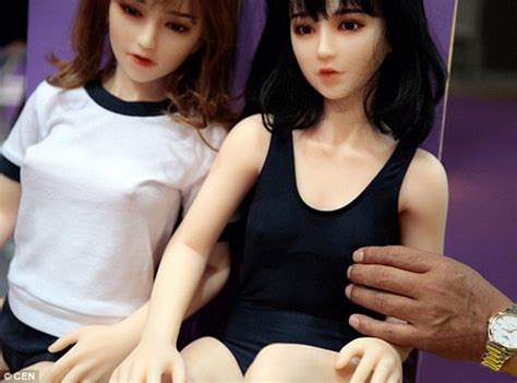 bizarre relationship between men and human size plastic dolls in china daily mail online