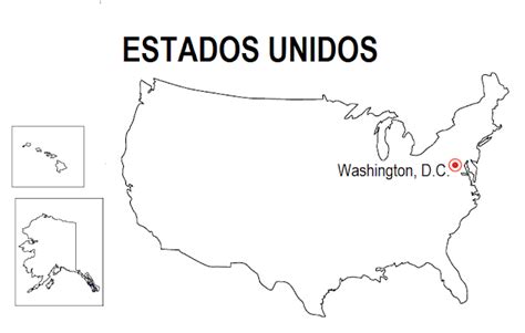 blog de biologia mapa de estados unidos  colorear
