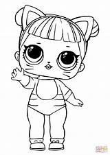 Lol Coloring Doll Cat Baby Pages Printable Supercoloring Dolls Surprise Drawing Paper Categories sketch template