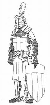 Templar Coloring Crusader sketch template