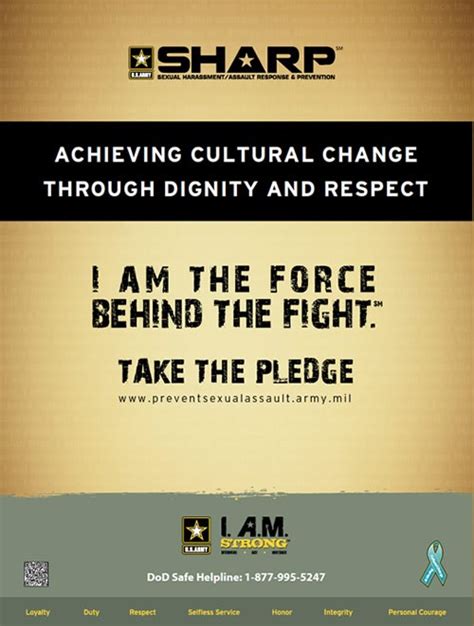 National Sexual Assault Awareness Month Article The United States Army