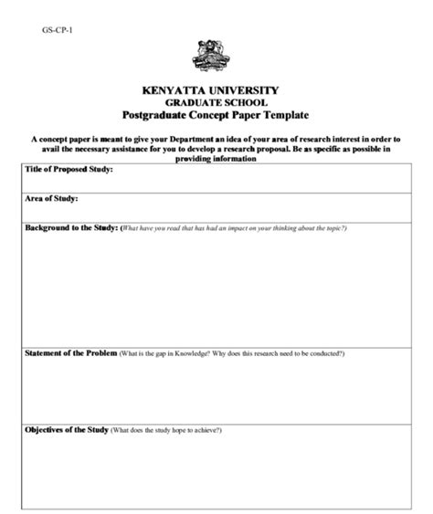 sample concept paper  concept note template   word