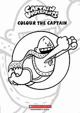 Underpants Captain Colouring Scholastic Coloring Sheets Pages Draw Colour Sheet Book Activities Books Popular Many Birthday Other Worksheets Kids Print sketch template