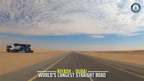 highway  saudi arabia worlds longest straight   drive youtube
