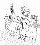 Chemistry Scientist Sketchite sketch template
