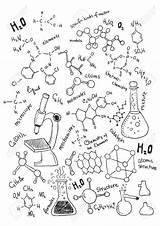 Chemistry Drawing Organic Drawn Hand Wallpaper Illustration Stock Cliparts Deckblatt Chemie Vectors Royalty 123rf Biology Quimica Scheikunde Notebook Skizze Bio sketch template