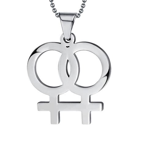 2019 New Hot Sale Stainless Steel Lesbian Necklace Women Stainless