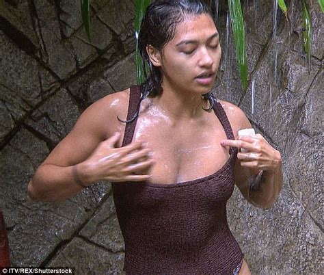 myleene klass recreates that white bikini shower scene