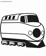 Train Coloring Engine Diesel sketch template